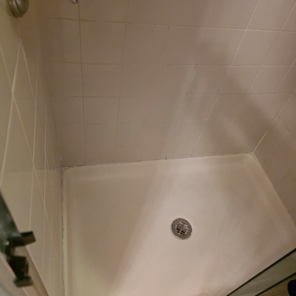 Shower after cleaning